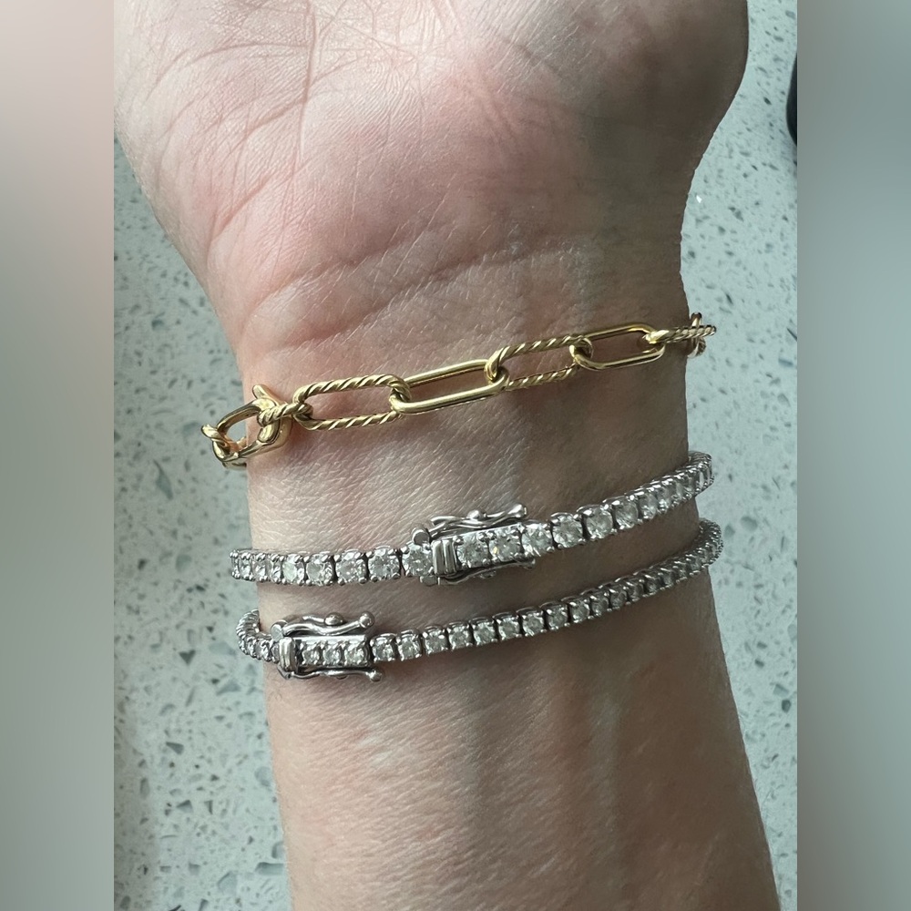 David Yurman DY Madison Link Bracelet in XS - Picture 14 of 15
